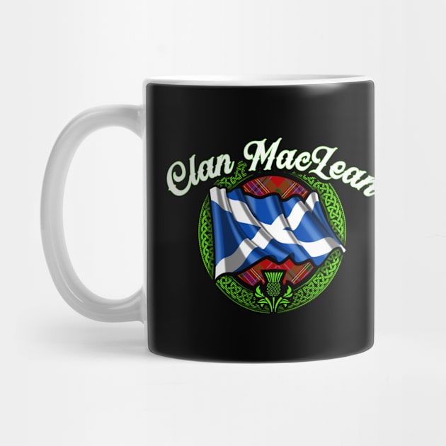 Scottish Flag Clan MacLean by Celtic Folk